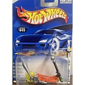 2001 Hot Wheels First Edition, Mo' Scoot, 33/36, Collector #045, Orange